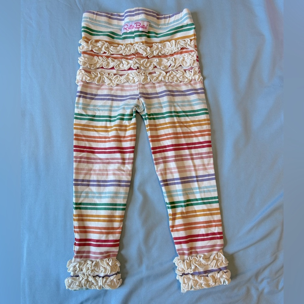 Ruffle Butts multicolored pants
